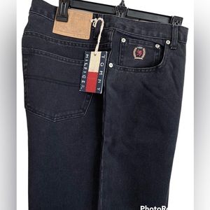 Vintage NWT Tommy Hilfiger black jeans  - 38 x 32